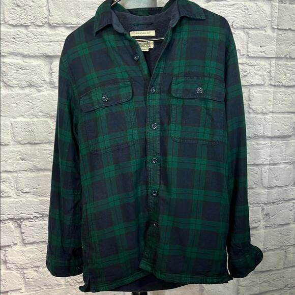 L.L. Bean | Shirts | Ll Bean Fleece Lined Flannel Shirt | Poshmark